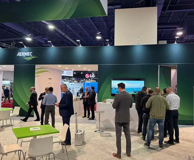 Stand aermec all'AHR Expo
