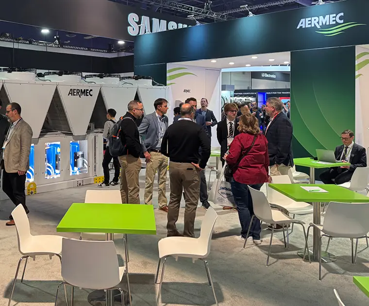 Stand aermec all'AHR Expo
