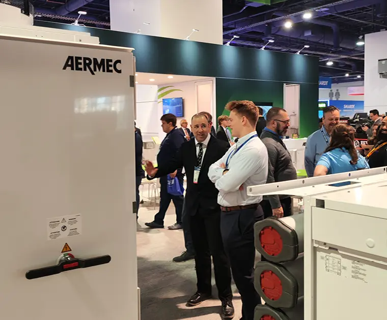 Stand aermec all'AHR Expo