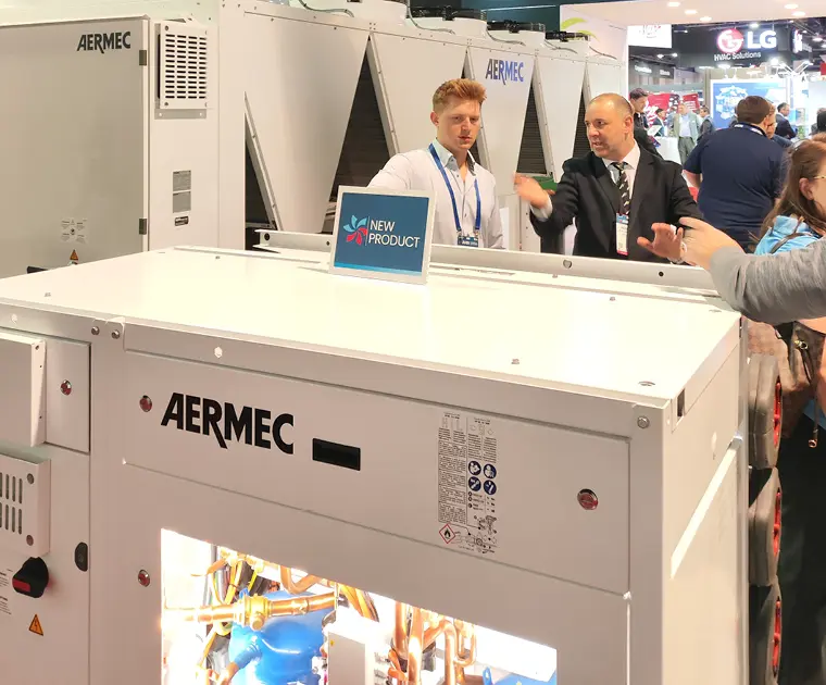 Prodotto Aermec esposto all'AHR Expo