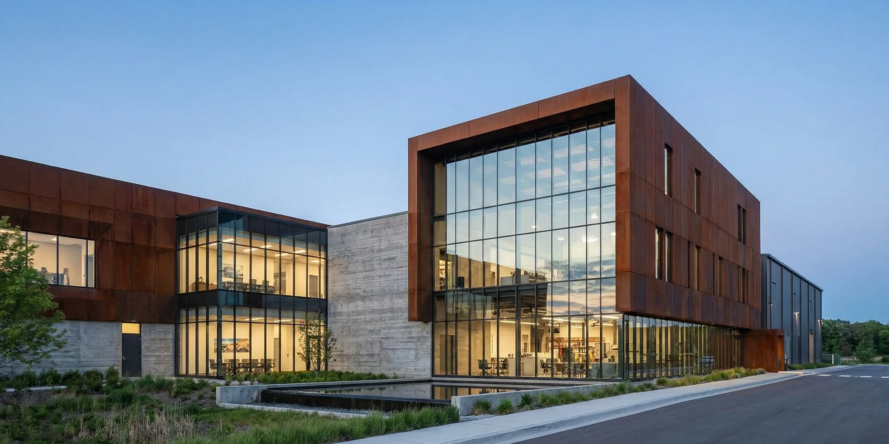 fabbrica moderna industriale