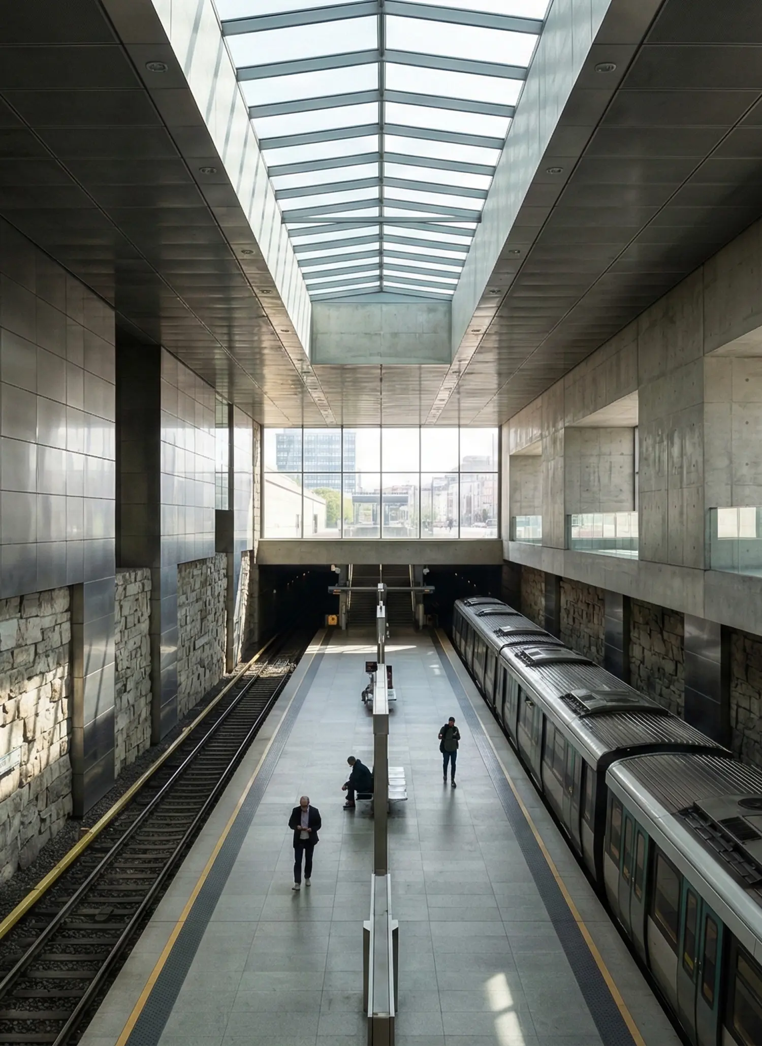 Stazione metropolitana per la categoria spazi pubblici