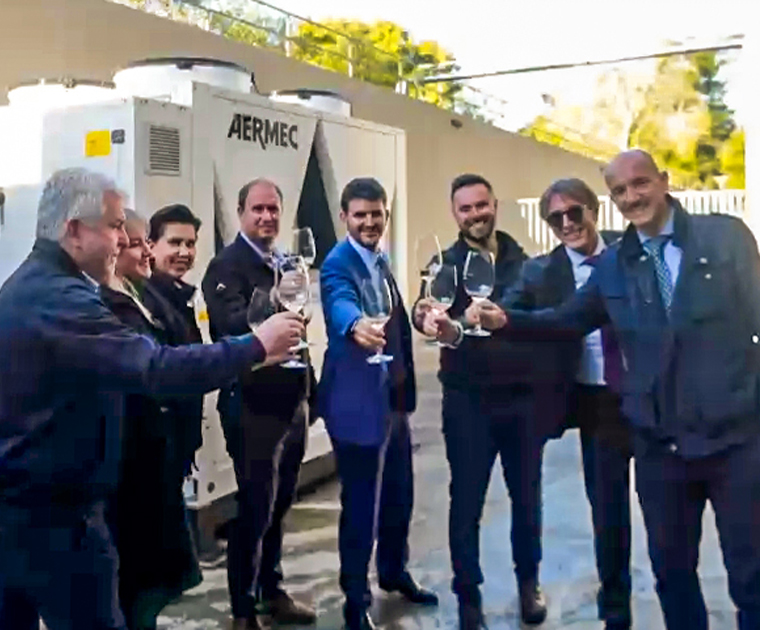 Aermec contribuisce a fare il buon vino